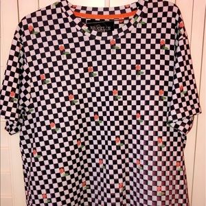 Checker and rose shirt